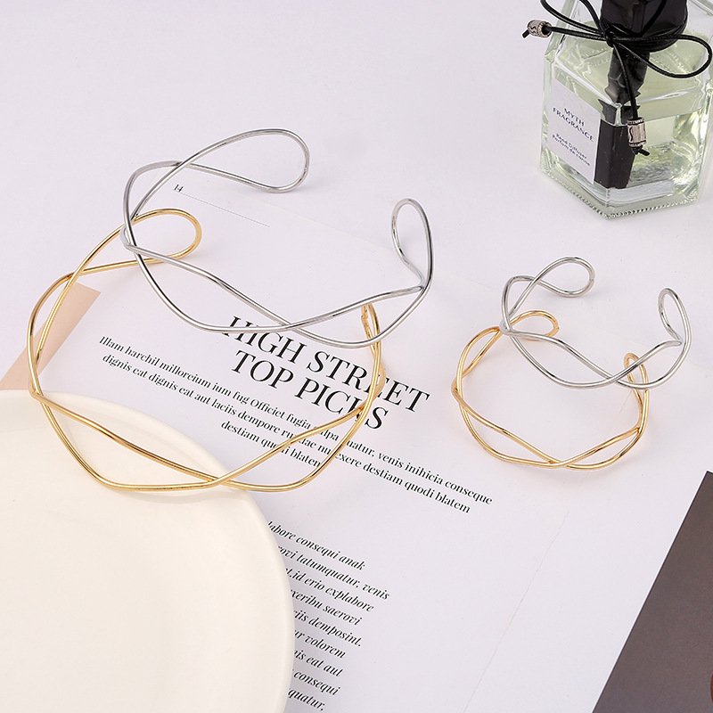 085cdfaf-81bf-4d84-836f-5b9bf55b3151.jpg Fashion Personality Retro Metal Collar For Women - Image 1